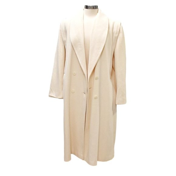 Vintage Forecaster of Boston Cream Wool-blend Long Pea Coat - Picture 13 of 13